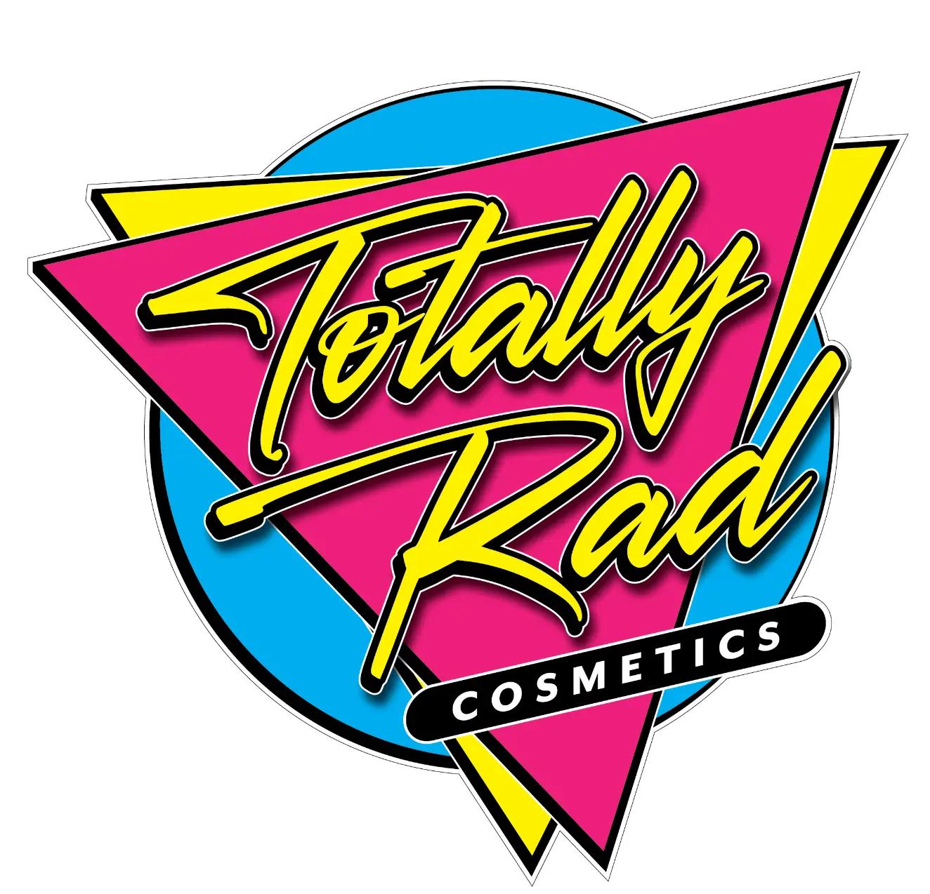 A logo of totally rad cosmetics